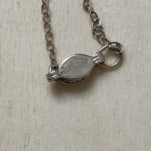 Virgo zodiac pendant-charm 16” chain (astrology) New Vintage sterling silver - Picture 13 of 13